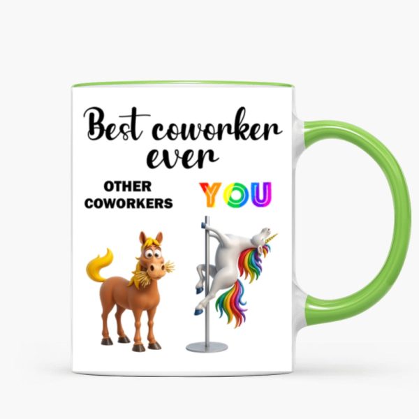 Funny Unicorn Coworker - Personalized Mug - Christmas Gift for Coworker, White Elephant Funny Unicorn Coworker - Personalized Mug - Christmas Gift for Coworker, White Elephant