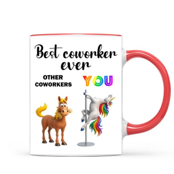 Funny Unicorn Coworker - Personalized Mug - Christmas Gift for Coworker, White Elephant Funny Unicorn Coworker - Personalized Mug - Christmas Gift for Coworker, White Elephant