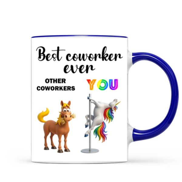 Funny Unicorn Coworker - Personalized Mug - Christmas Gift for Coworker, White Elephant Funny Unicorn Coworker - Personalized Mug - Christmas Gift for Coworker, White Elephant