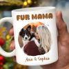 Fur Mama With Loving Pet Owner - Personalized Custom Coffee Mug - PET085_MG Fur Mama With Loving Pet Owner - Personalized Custom Coffee Mug - PET085_MG