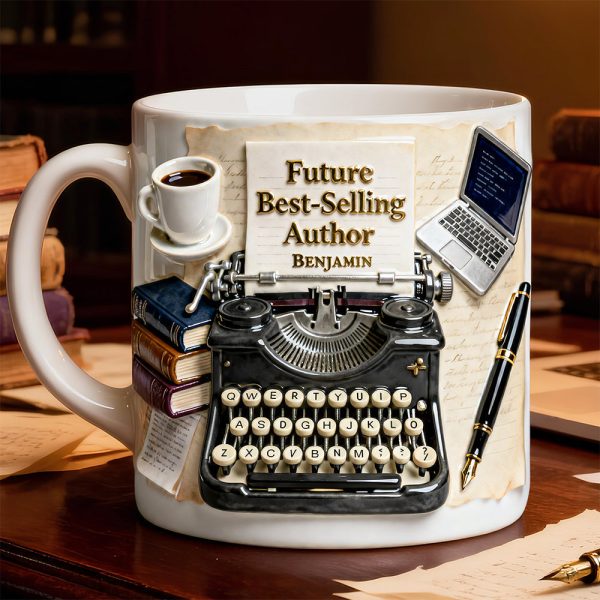 Future Best-Selling Author Coffee Mug - Personalized Gifts for Writers 04NADT220126 Future Best-Selling Author Coffee Mug - Personalized Gifts for Writers 04NADT220126