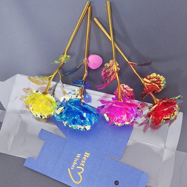 Galaxy Eternal Gold Rose Decorative Flower Galaxy Eternal Gold Rose Decorative Flower