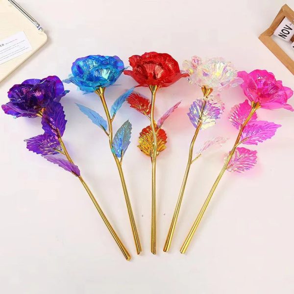Galaxy Eternal Gold Rose Decorative Flower Galaxy Eternal Gold Rose Decorative Flower