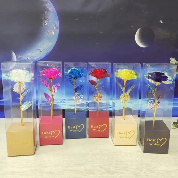 Galaxy Eternal Gold Rose Decorative Flower Galaxy Eternal Gold Rose Decorative Flower