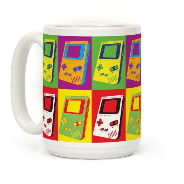 Gameboy Pop Art Pattern Coffee Mug Gameboy Pop Art Pattern Coffee Mug