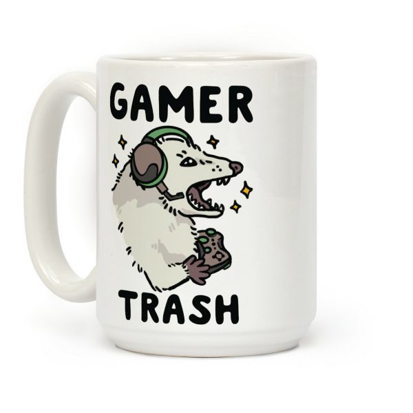 Gamer Trash Opossum Coffee Mug