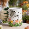 Gardening Is My Therapy - Personalized White Edge-to-Edge Mug - Gift For Gardening Lovers, Gardeners HH01 Gardening Is My Therapy - Personalized White Edge-to-Edge Mug - Gift For Gardening Lovers, Gardeners HH01