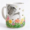 Gardening Is My Therapy - Personalized White Edge-to-Edge Mug - Gift For Gardening Lovers, Gardeners HH01 Gardening Is My Therapy - Personalized White Edge-to-Edge Mug - Gift For Gardening Lovers, Gardeners HH01