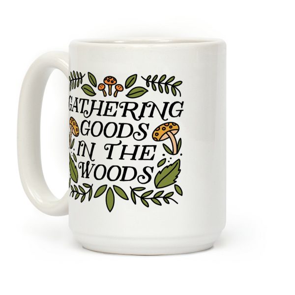 Gathering Goods In The Woods Coffee Mug Gathering Goods In The Woods Coffee Mug