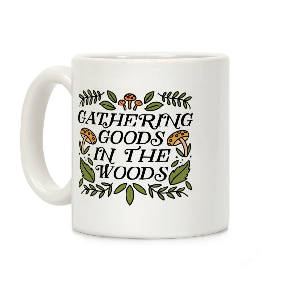 Gathering Goods In The Woods Coffee Mug Gathering Goods In The Woods Coffee Mug