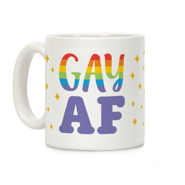 Gay AF Coffee Mug Gay AF Coffee Mug
