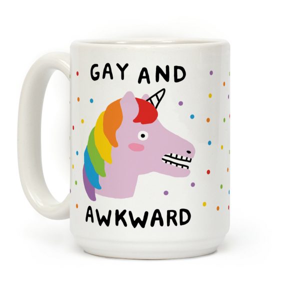 Gay And Awkward Coffee Mug Gay And Awkward Coffee Mug