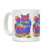 Gay Pride Cat Coffee Mug Gay Pride Cat Coffee Mug