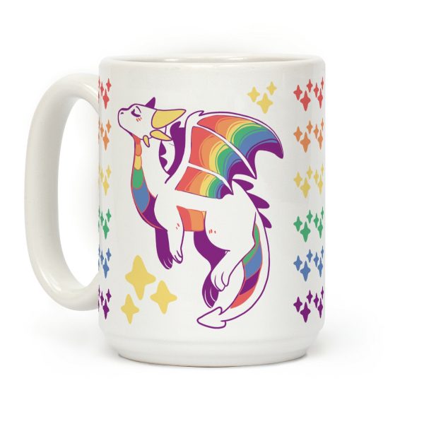 Gay Pride Dragon Coffee Mug Gay Pride Dragon Coffee Mug