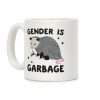 Gender Is Garbage Non-binary Opossum Coffee Mug Gender Is Garbage Non-binary Opossum Coffee Mug