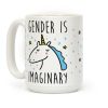 Gender Is Imaginary Unicorn Coffee Mug Gender Is Imaginary Unicorn Coffee Mug