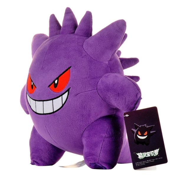 Gengar Plush Toy Soft Stuffed Pokemon Doll for Kids