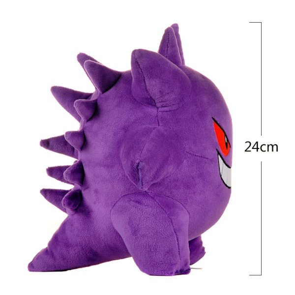 Gengar Plush Toy Soft Stuffed Pokemon Doll for Kids