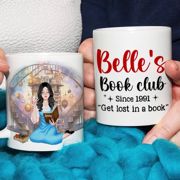 Get Lost in a Book, Personalized Coffee Mug, Gifts For Book Lovers, 01QHTN301123PA
