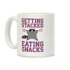 Getting Stacked Eating Snacks Coffee Mug Getting Stacked Eating Snacks Coffee Mug