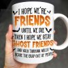 Ghost Friends, Hope We Walk Through Walls Together - Personalized Custom Coffee Mug - HALW008_MG Ghost Friends, Hope We Walk Through Walls Together - Personalized Custom Coffee Mug - HALW008_MG