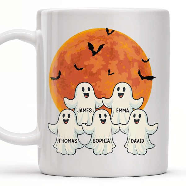 Ghost Friends, Hope We Walk Through Walls Together - Personalized Custom Coffee Mug - HALW008_MG Ghost Friends, Hope We Walk Through Walls Together - Personalized Custom Coffee Mug - HALW008_MG