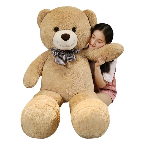 Giant 105cm Soft Teddy Bear - Adorable Plush Hugging Pillow for Kids