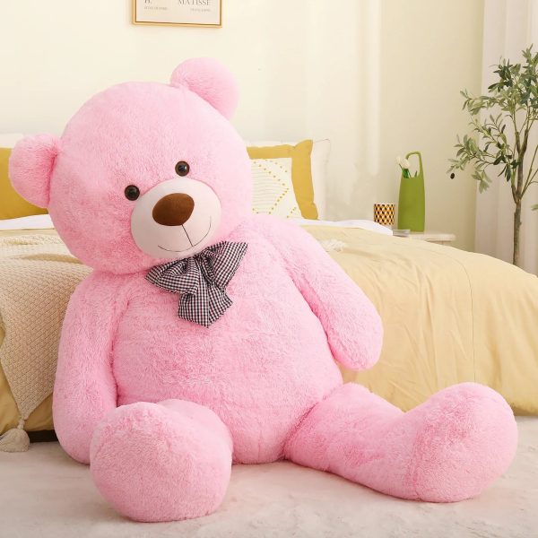 Giant 6-Foot Pink Teddy Bear Plush Toy for Valentine’s Gift
