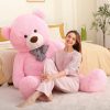 Giant 6-Foot Pink Teddy Bear Plush Toy for Valentine’s Gift