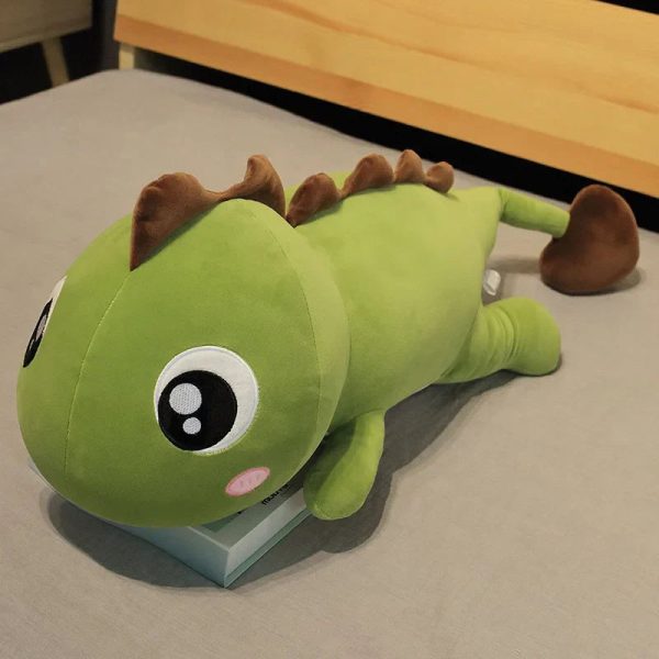 Giant 60cm Kawaii Dinosaur Plush Toy - Soft Pillow & Fun Decor for Kids