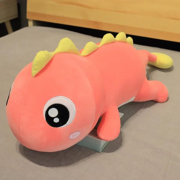 Giant 60cm Kawaii Dinosaur Plush Toy - Soft Pillow & Fun Decor for Kids