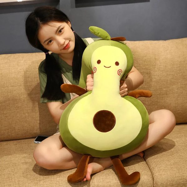 Giant Avocado Plush Toy - Soft, Cuddly Fruit Cushion for Kids & Gifts Giant Avocado Plush Toy - Soft, Cuddly Fruit Cushion for Kids & Gifts
