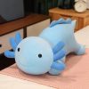 Giant Axolotl Plush Toy Colorful Stuffed Salamander Long Pillow for Kids Giant Axolotl Plush Toy Colorful Stuffed Salamander Long Pillow for Kids