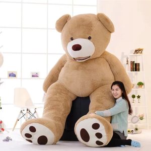 Giant Bear Plush Skin 100-260cm Soft Unstuffed Teddy for Kids and Teens