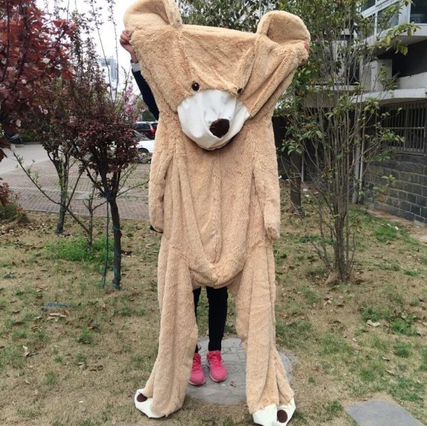 Giant Bear Plush Skin 100-260cm Soft Unstuffed Teddy for Kids and Teens Giant Bear Plush Skin 100-260cm Soft Unstuffed Teddy for Kids and Teens