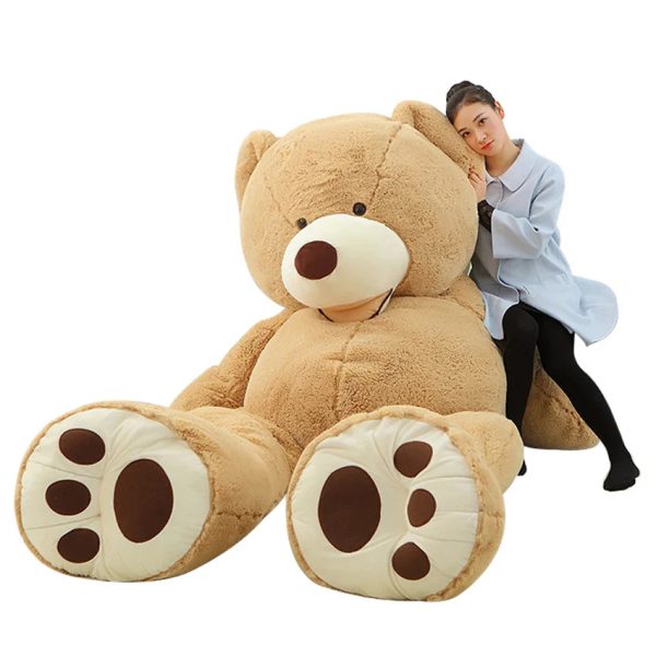 Giant Bear Plush Skin 100-260cm Soft Unstuffed Teddy for Kids and Teens Giant Bear Plush Skin 100-260cm Soft Unstuffed Teddy for Kids and Teens