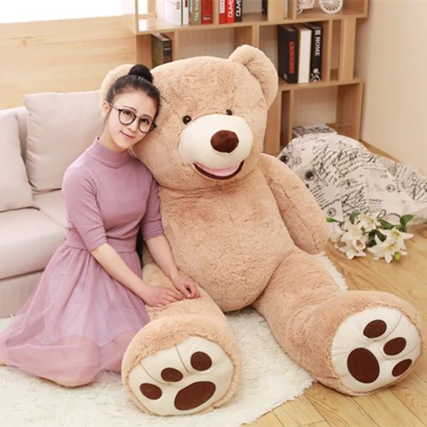 Giant Bear Plush Skin 100-260cm Soft Unstuffed Teddy for Kids and Teens Giant Bear Plush Skin 100-260cm Soft Unstuffed Teddy for Kids and Teens