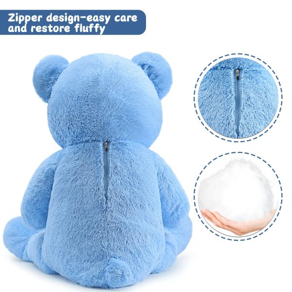 Giant Blue Teddy Bear Plush 130cm Giant Blue Teddy Bear Plush 130cm