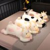 Giant Colorful Highland Cow Plush Toy - Jumbo Soft Body Pillow for Kids