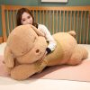 Giant Lying Dog Plush Pillow 80cm 100cm