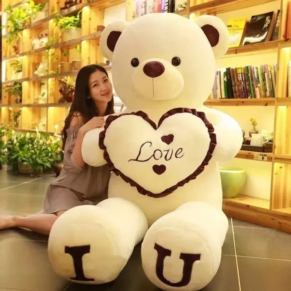 Giant Pink Teddy Bear Plush Pillow Giant Pink Teddy Bear Plush Pillow