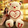 Giant Pink Teddy Bear Plush Pillow Giant Pink Teddy Bear Plush Pillow