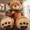 Giant Pink Teddy Bear Plush Pillow Giant Pink Teddy Bear Plush Pillow