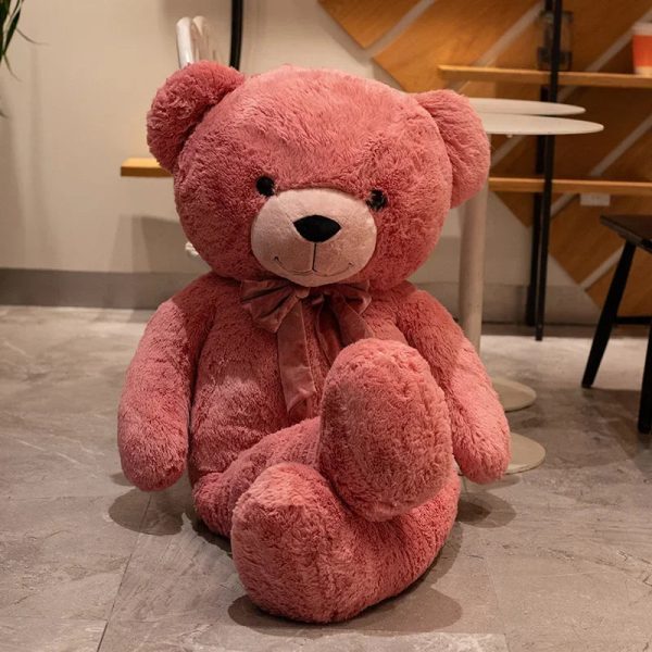 Giant Plush American Bear - Soft Teddy for Valentine's & Birthdays Giant Plush American Bear - Soft Teddy for Valentine's & Birthdays
