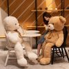 Giant Plush American Bear - Soft Teddy for Valentine's & Birthdays Giant Plush American Bear - Soft Teddy for Valentine's & Birthdays