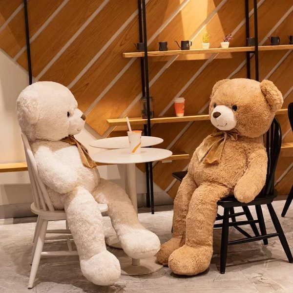 Giant Plush American Bear - Soft Teddy for Valentine's & Birthdays Giant Plush American Bear - Soft Teddy for Valentine's & Birthdays
