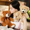 Giant Plush Bear with Ribbon - Adorable Stuffed Animal for Kids