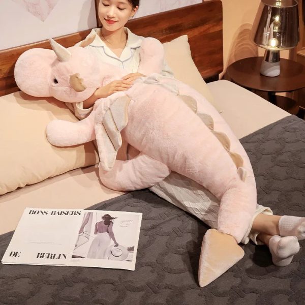Giant Plush Unicorn Dinosaur Hug Pillow Soft Stuffed Toy
