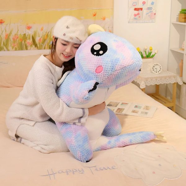Giant Plush Unicorn Dinosaur Hug Pillow Soft Stuffed Toy
