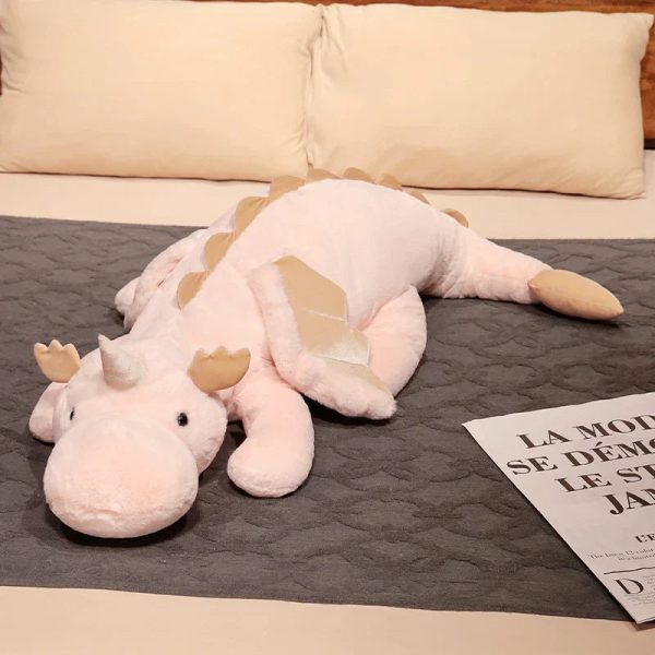 Giant Plush Unicorn Dinosaur Hug Pillow Soft Stuffed Toy